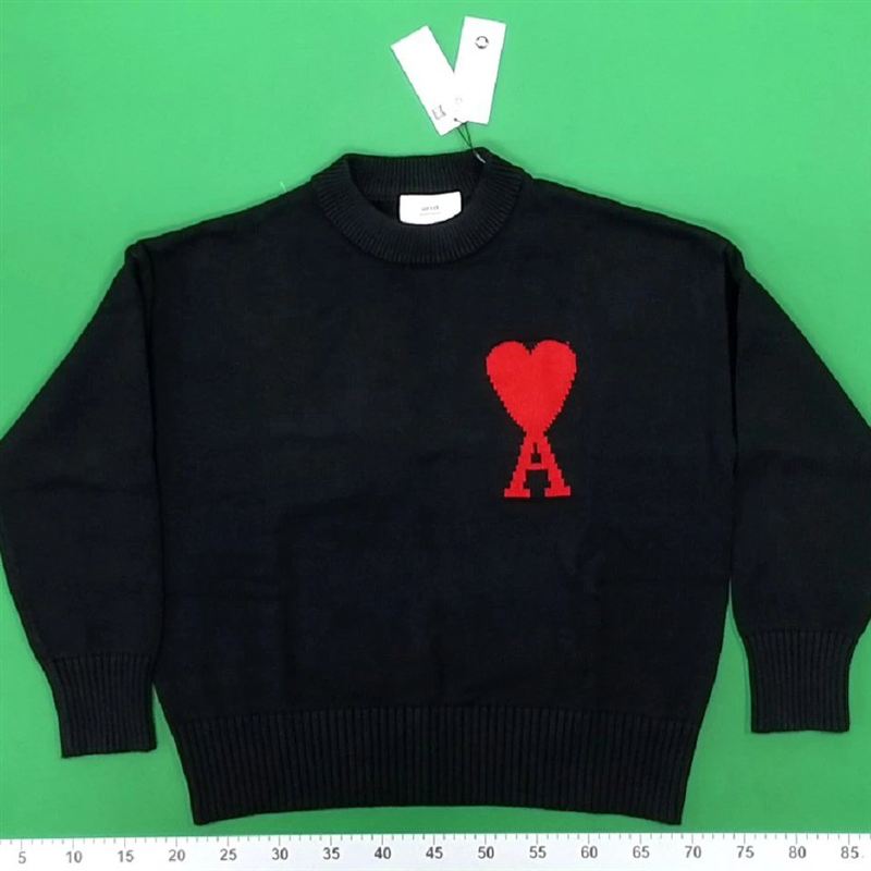 Heart Logo Knit Crewneck Sweater – sweaters